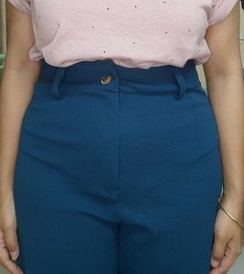 Teal Green Women's Trouser