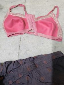 Pink &amp; Grey Printed Lounge Set