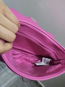 forever 21 pink polyester handbag