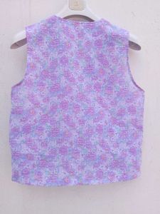 Floral Print Sleeveless Vest