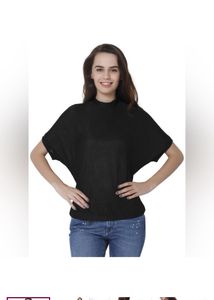 ONLY Women Solid A-line top - Black