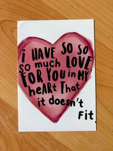 NEW Writeable Cute Love Greeting Card