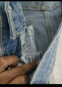 Light Wash Flared Jeans