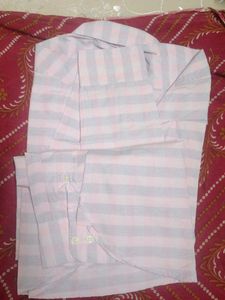 Men's Pink Striped Slim Fit Shirt