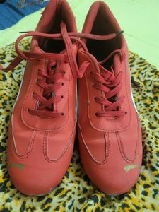 Puma Red Casual Shoes