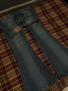 Flared Denim Jeans