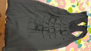 Vero Moda Elegant Black Ruffled Top