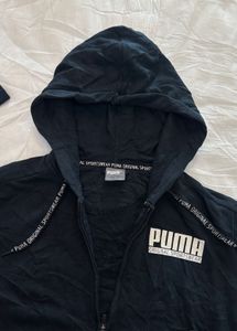 Puma Navy Full Zip Hoodie