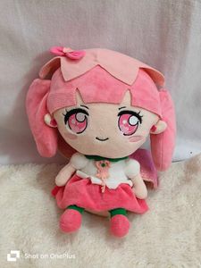Pink Haired Anime Girl Plush Doll