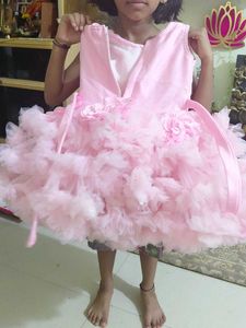 Adorable Pink Ruffled Party Dress