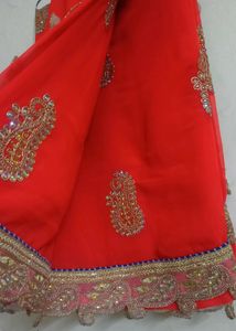 Orange Saree
