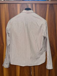 H&amp;M Men's Striped Casual Shirt | Size- Small