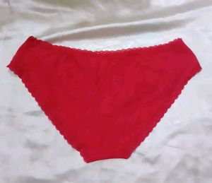 Chic Red Bra with Gold Buckle