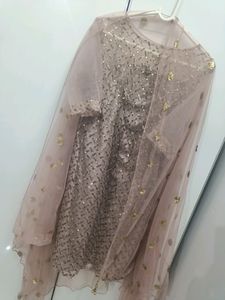 Designer Rose Color Gharara Suit