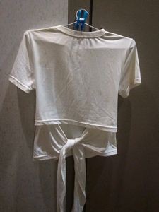 White Top with back tieup