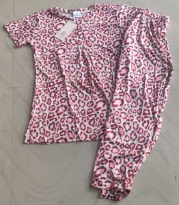 Cute Leopard Print Pajama Set