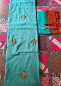 Embroidered suit Dupatta
