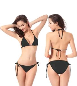 Classic Black Triangle Bikini Set