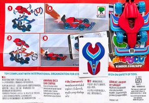 Racing edition kinder Joy 3 best figures