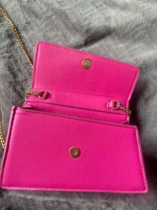 Mango Hot Pink Mini Handbag