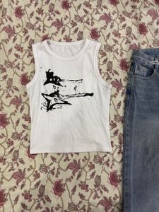 Graphic Print Tank Top