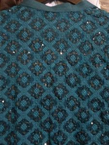 manyavar Sequined custom kurta