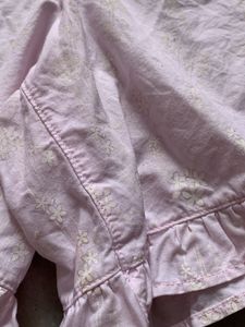 Light Pink Ruffled Pajama Shorts