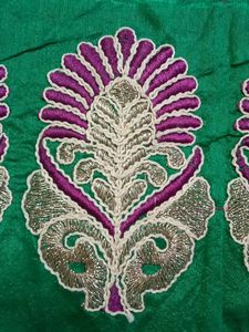 3 MTR  Febric Border Embroidery Work Kiya Hua He