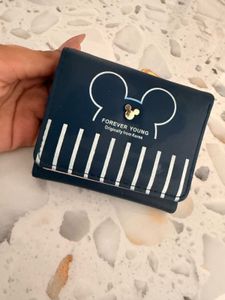 Cute Navy Mickey Mouse Wallet