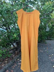 Plain Sleeveless Kurti+ Long Kurti
