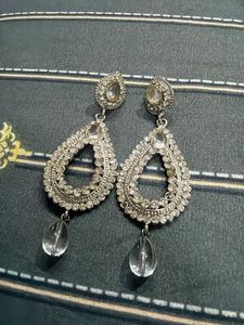Elegant Crystal Teardrop Earrings