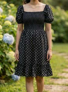Polka Dots Flare Dress