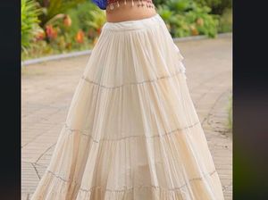 navratri off white lehenga 12M