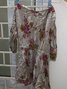 Floral Print Mini Dress