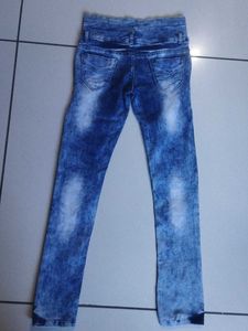 Blue Acid Wash Jeans