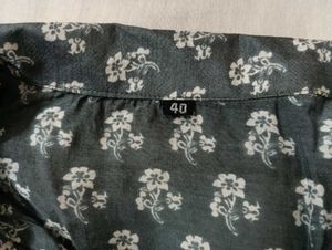 GREY KURTA SET