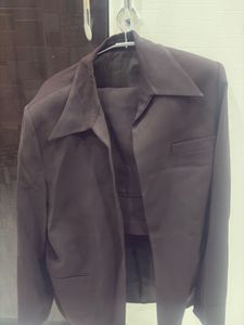 Classic brown suit along with pant