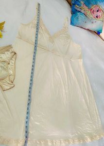 Very Amazing &amp; Beautiful Lace Nighty With Penty