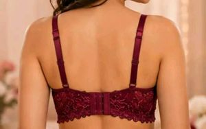 Red Lace Push-Up Bra