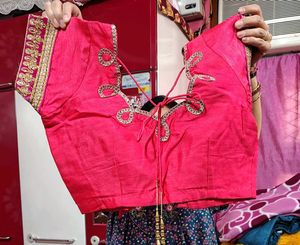 Stunning Red Embroidered Lehenga Choli