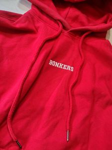 Red oversized Hoodie