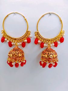 Bali With Jhumki Earrings For Girls/Womens
