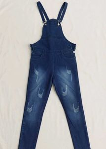 Y2k Blue Denim Dungaree
