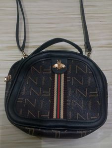 Chic Bee Emblem Crossbody Bag