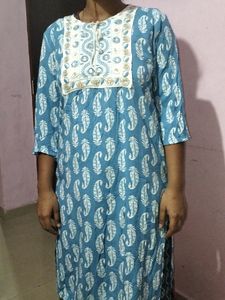 Blue Kurti For Women