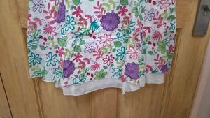 Floral Sleeveless A line dress