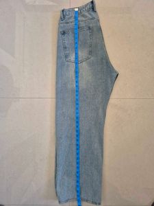 Blue stone Washed Wide Leg Jeans ( Vintage shade )