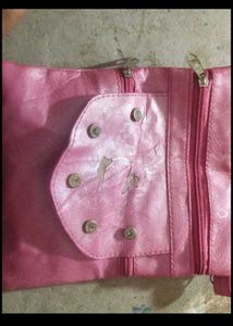 Elegant Pink Clutch Bag