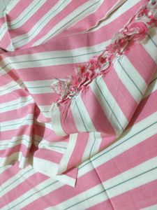 New Striped Bhagalpuri Chadar Topsheet