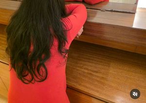 Chic Red Midi Dress